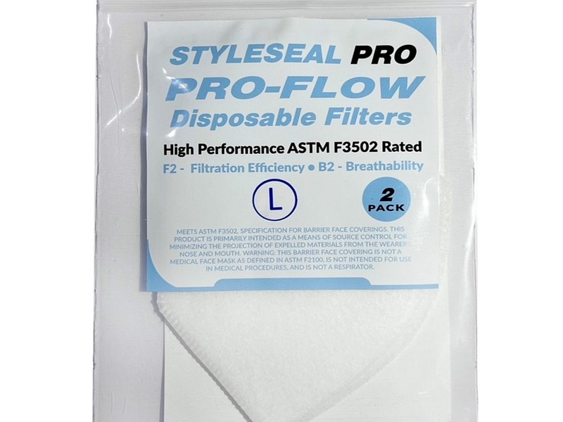 pro flow astm f3502 mask filters