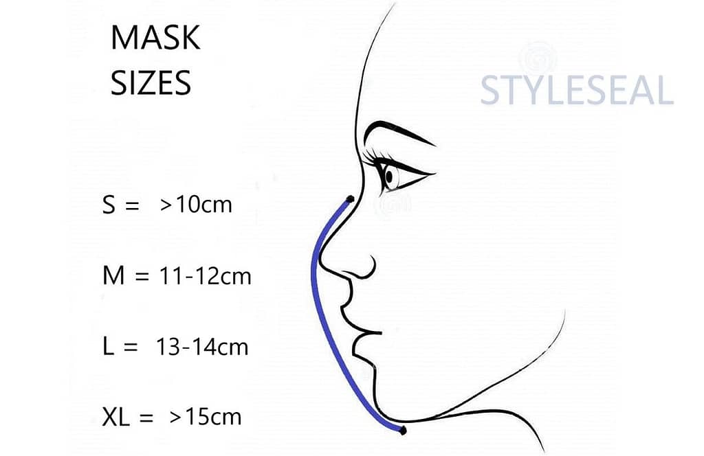 styleseal mask size guide