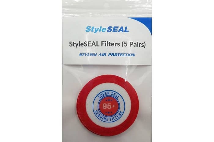 styleseal air mask filter pack 95+