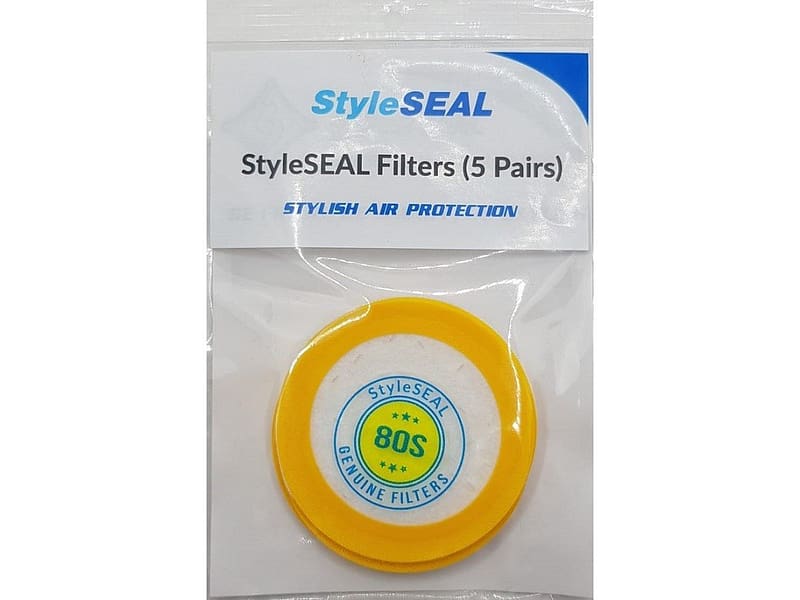 styleseal air mask filter pack 80s